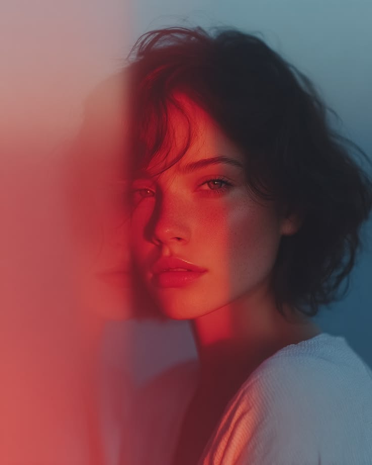 Neon. Neon bleeding softly into the dark.